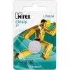 Батарейка Mirex CR1616 литиевая блистер 1 шт. 23702-CR1616-E1