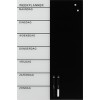 Стеклянная доска Naga Magnetic Glass Weekplanner 40x60 Dutch [12008]