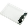 Бокс для накопителей 2.5" USBTOP SATA – MiniUSB – USB2.0 (прозрачный)
